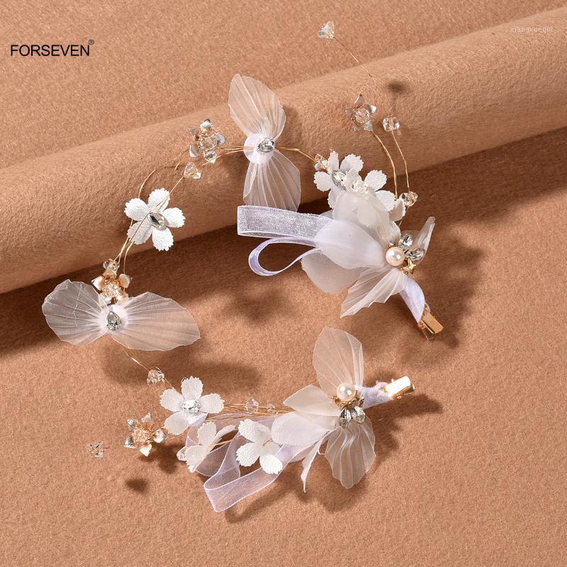 Hair Clips & Barrettes Flower Wedding Hairband With Metal End Comfortable To Wear Elegant Style Bridal Headpiece Long Lasting For Party, Golden;silver
Hair Clips & Barrettes Flower Wedding Hairband With Metal End Comfortable To Wear Elegant Style Bridal Headpiece Long Lasting For Party, Golden;silver