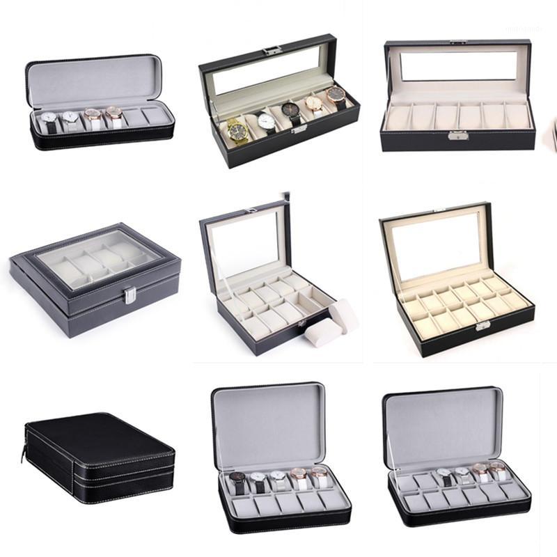5/6/10/12 Slots Watch Box Portable PU Leather Zipper/Lock Quartz Watches Case Holder Organizer Jewelry Display Boxes Best Gift1
5/6/10/12 Slots Watch Box Portable PU Leather Zipper/Lock Quartz Watches Case Holder Organizer Jewelry Display Boxes Best Gift1