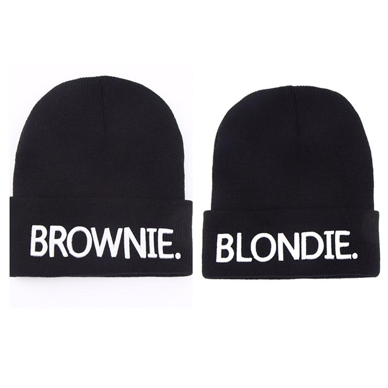 BLONDIE BROWNIE Embroidery Hot Sale Beanies girlfriend Women Gifts For Her Knitted hat Skullies Bonnet Winter Hats high quality
BLONDIE BROWNIE Embroidery Hot Sale Beanies girlfriend Women Gifts For Her Knitted hat Skullies Bonnet Winter Hats high quality