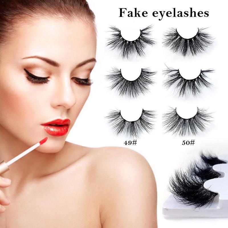 3 Pairs 25MM 6D Imitated Mink False Eyelashes Cross Thickened Reusable Natural False Eyelash With Curler Popular Eyelash Makeup
3 Pairs 25MM 6D Imitated Mink False Eyelashes Cross Thickened Reusable Natural False Eyelash With Curler Popular Eyelash Makeup