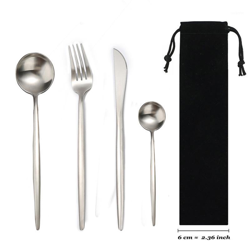 Flatware Set Ma304 Stainless Steel Dinnerware Set Knife Fork Spoon Cutipol Cutlery with Bag Portable For Travel Drop Shipping1
Flatware Set Ma304 Stainless Steel Dinnerware Set Knife Fork Spoon Cutipol Cutlery with Bag Portable For Travel Drop Shipping1