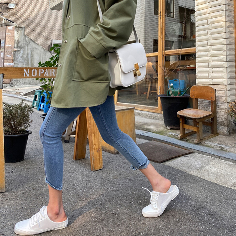 Mozuleva High Waist Stretch Skinny Women Jeans Pants Split Cuff Female Pencil Jeans Women Streetwear Denim Jeans Trousers T200608
