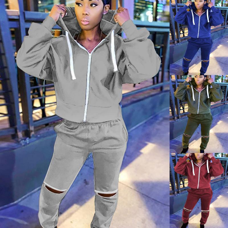 Women' sportswear long-sleeved jacket knee-length street style zipper hooded sports suit women' casual sportswear suit, Black
Women' sportswear long-sleeved jacket knee-length street style zipper hooded sports suit women' casual sportswear suit, Black