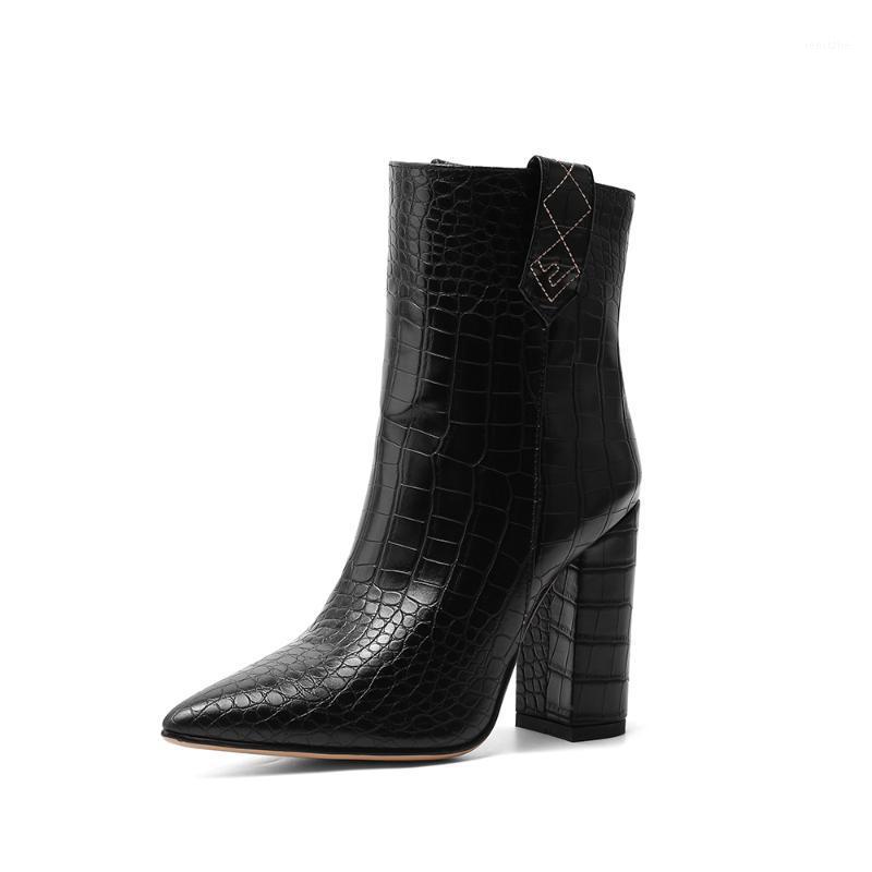 BESCONE Stylish Ladies Mid-Calf Boots Size 34-43 Sexy Pointed Toe Black Square Heel Shoes Women Winter Warm Handmade Boots BM3451
BESCONE Stylish Ladies Mid-Calf Boots Size 34-43 Sexy Pointed Toe Black Square Heel Shoes Women Winter Warm Handmade Boots BM3451