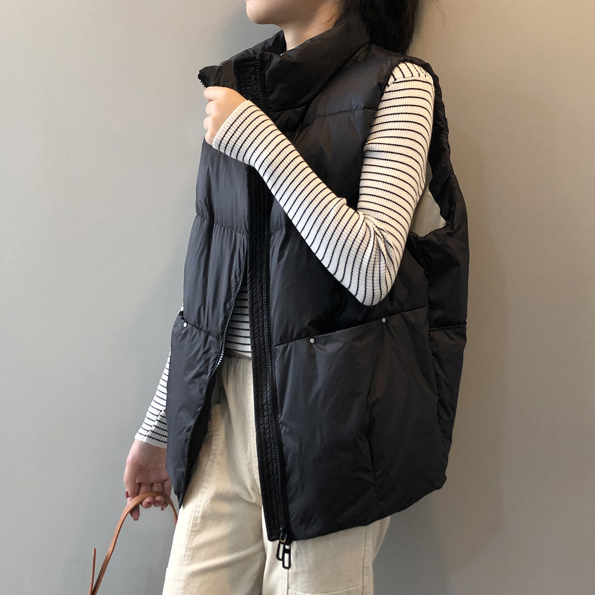 High Quality new fashion Winter Woman Coats Sleeveless Jacket Male Casual Waistcoat Plus Size 201106