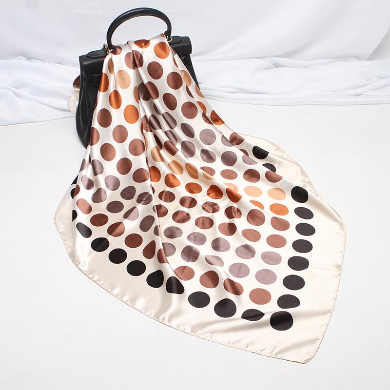 2021 90x90 Circle Dots Multipurpose women Silk twill scarf Satin square tie Hairband ladies foulard femme towel bufanda shawl
2021 90x90 Circle Dots Multipurpose women Silk twill scarf Satin square tie Hairband ladies foulard femme towel bufanda shawl