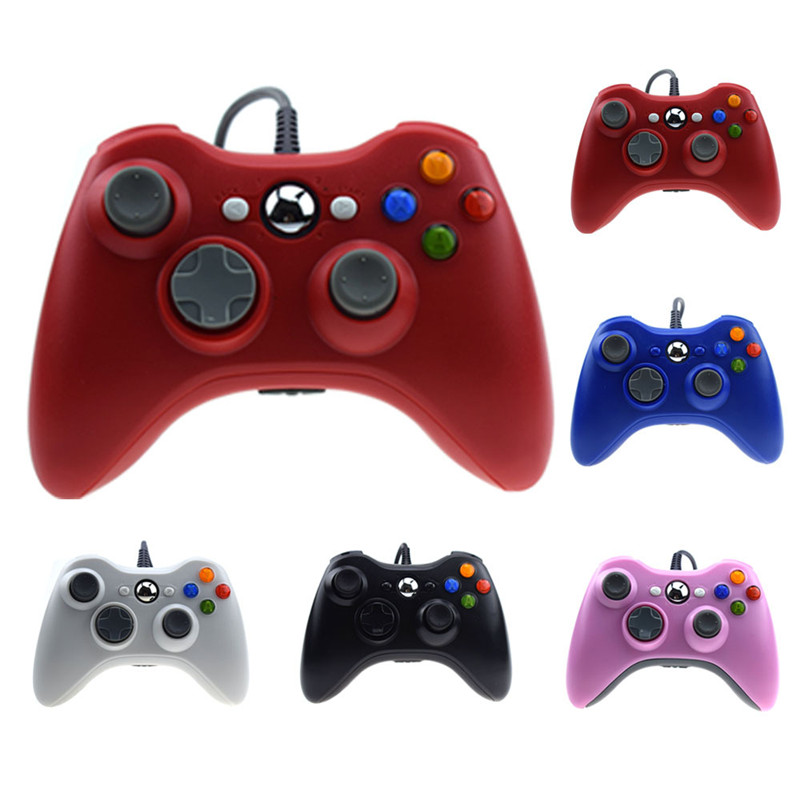 

USB Wired Gamepad Joystick Game Controller For Microsoft Xbox 360 For PC Windows 7 / 8 / 10 with Retail Box DHL