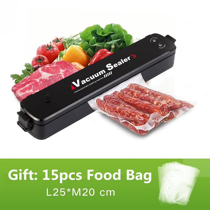 Electric Vacuum Sealer Packaging Machine With 15pcs Bags Free Vacuum Sealing Machine Sealer Packer 220V-110v
Electric Vacuum Sealer Packaging Machine With 15pcs Bags Free Vacuum Sealing Machine Sealer Packer 220V-110v