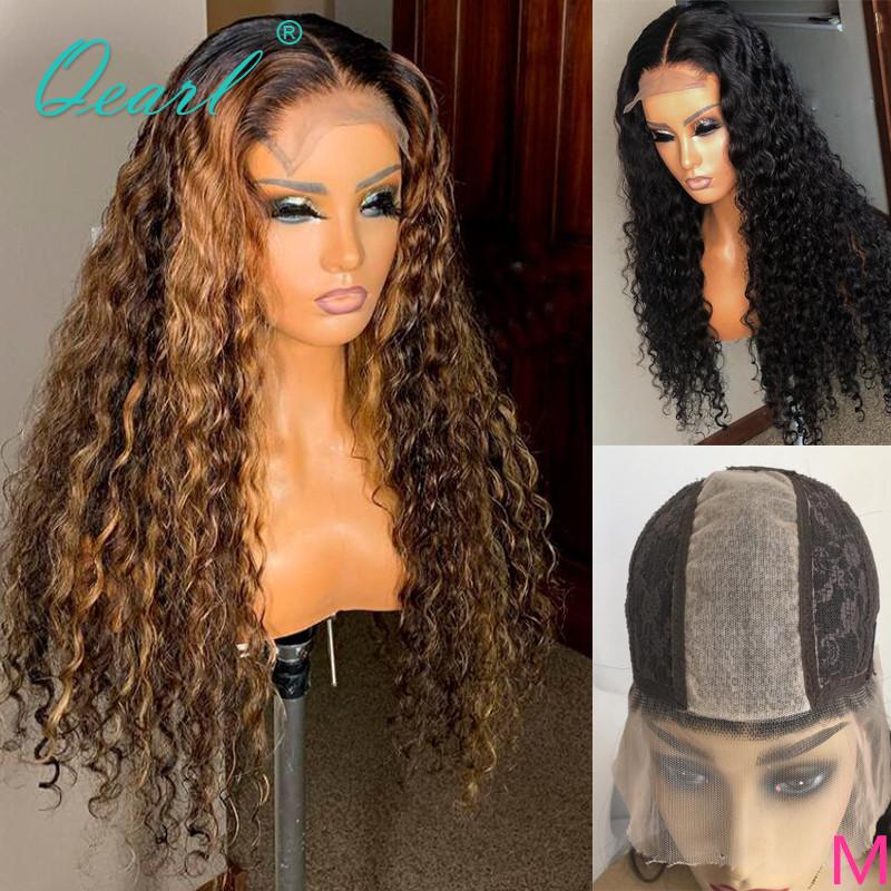 Human Hair Lace Wig Blonde Highlights Colored 2x6 Silk Top Lace Front Wig Curly Remy Hair for Women 150% 180% Density Qearl, Natural color
Human Hair Lace Wig Blonde Highlights Colored 2x6 Silk Top Lace Front Wig Curly Remy Hair for Women 150% 180% Density Qearl, Natural color
