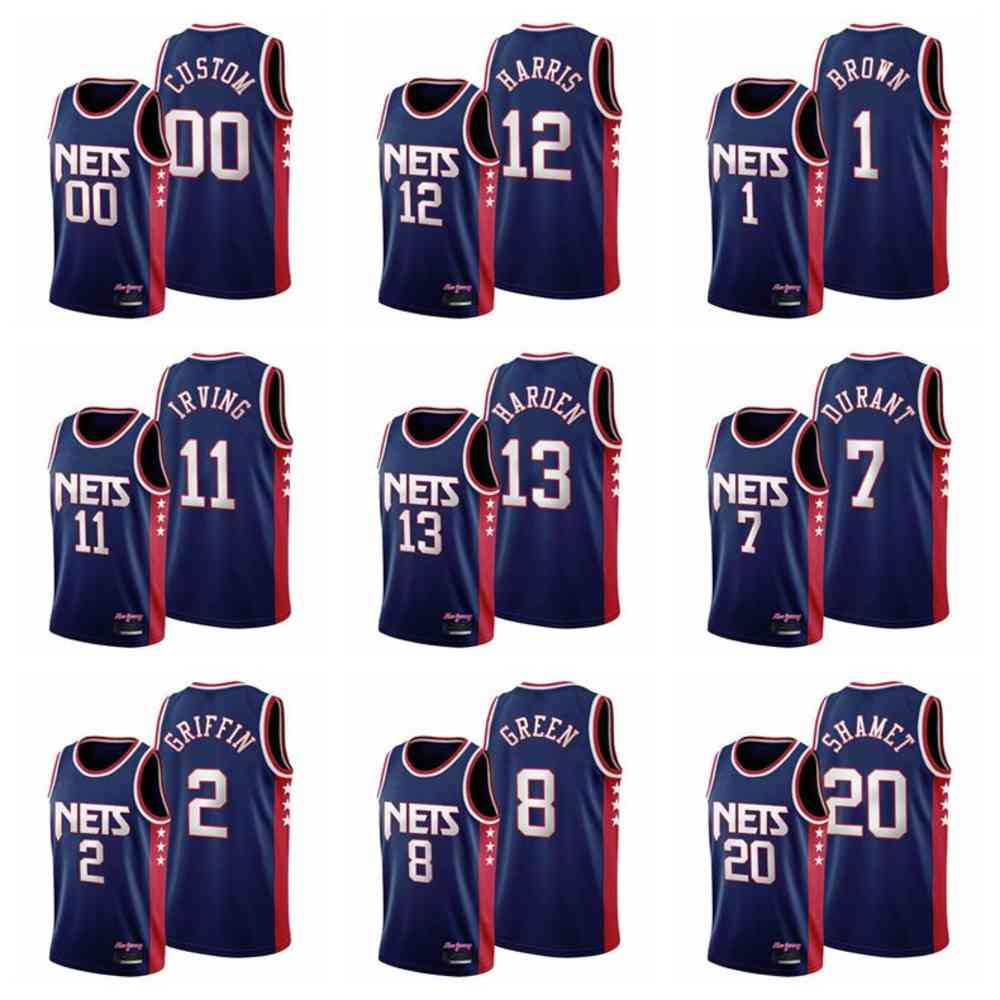 Brooklyn's Nets's Kevin Durant 7 Basketball Jerseys James Harden 13 Kyrie Irving 11 Joe Harris Navy BrooklynCity Jersey 2021-22 75TH Blue Men Youth Kid S-XXXL, As photo
Brooklyn's Nets's Kevin Durant 7 Basketball Jerseys James Harden 13 Kyrie Irving 11 Joe Harris Navy BrooklynCity Jersey 2021-22 75TH Blue Men Youth Kid S-XXXL, As photo