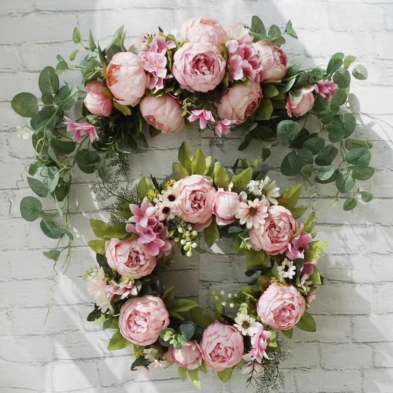 Artificial Peony Rose Door Flower DIY Wreath Lintel Table Window Flowers For Wedding Party Home Christmas Decorations1, White rose
Artificial Peony Rose Door Flower DIY Wreath Lintel Table Window Flowers For Wedding Party Home Christmas Decorations1, White rose