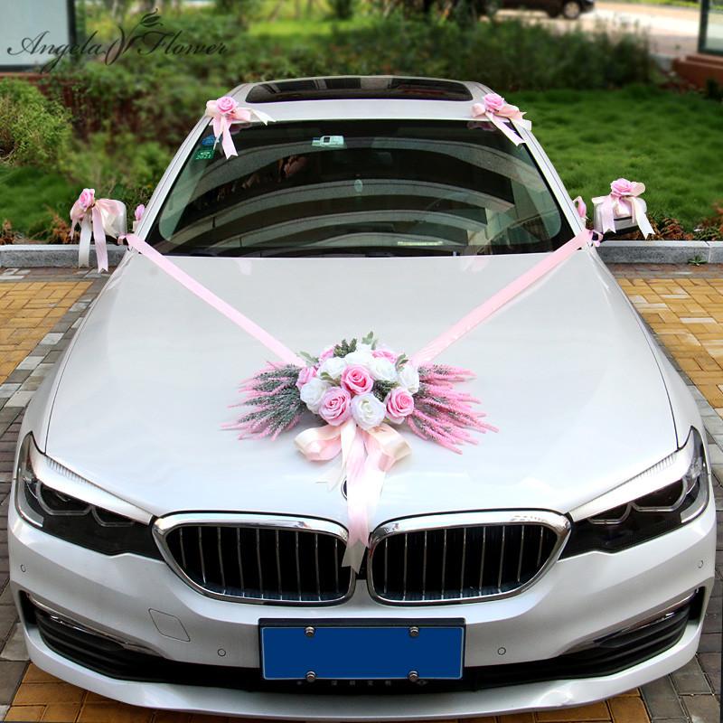 Homemade Wedding Car Flowers Artificials Rose Lavender With Ribbon Sucker Car Decoration Accessories For Wedding Party Supplies, Blue
Homemade Wedding Car Flowers Artificials Rose Lavender With Ribbon Sucker Car Decoration Accessories For Wedding Party Supplies, Blue