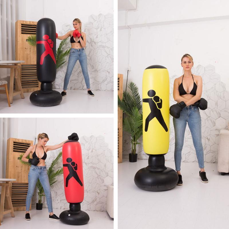 Inflatable Punching Bag Boxing Tumbler Fitness Strength Training 160cm Boxing Pratice Sand Bag Vent Artifact Fitness1
Inflatable Punching Bag Boxing Tumbler Fitness Strength Training 160cm Boxing Pratice Sand Bag Vent Artifact Fitness1
