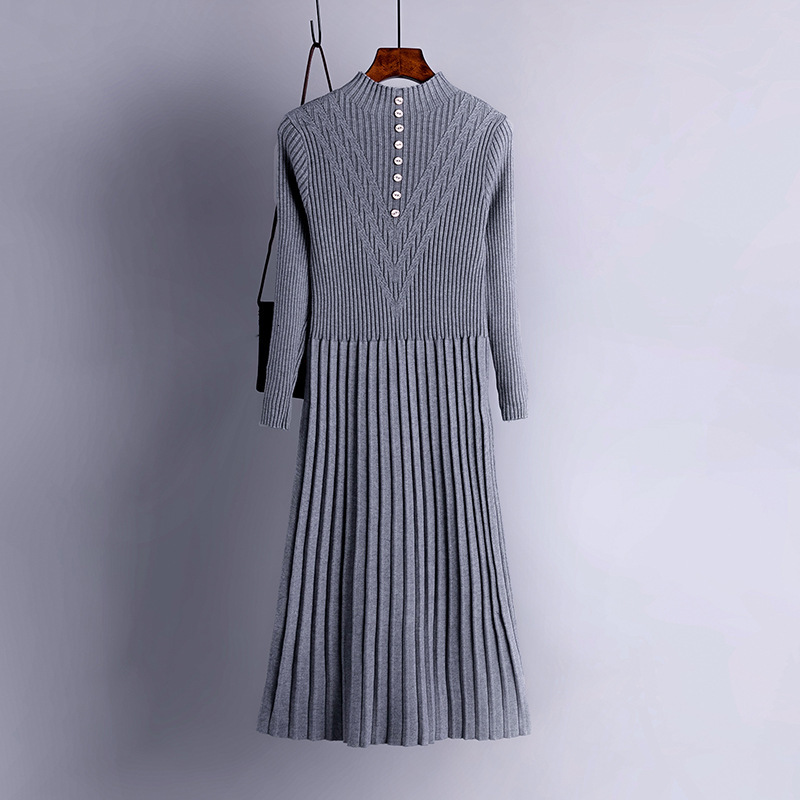 2021 New Chic Long Knit Maxi Women Sweater Thick Warm Winter Pleated Female Rib Turtleneck a Line Dress Office Lady 8uzd, Khaki
2021 New Chic Long Knit Maxi Women Sweater Thick Warm Winter Pleated Female Rib Turtleneck a Line Dress Office Lady 8uzd, Khaki