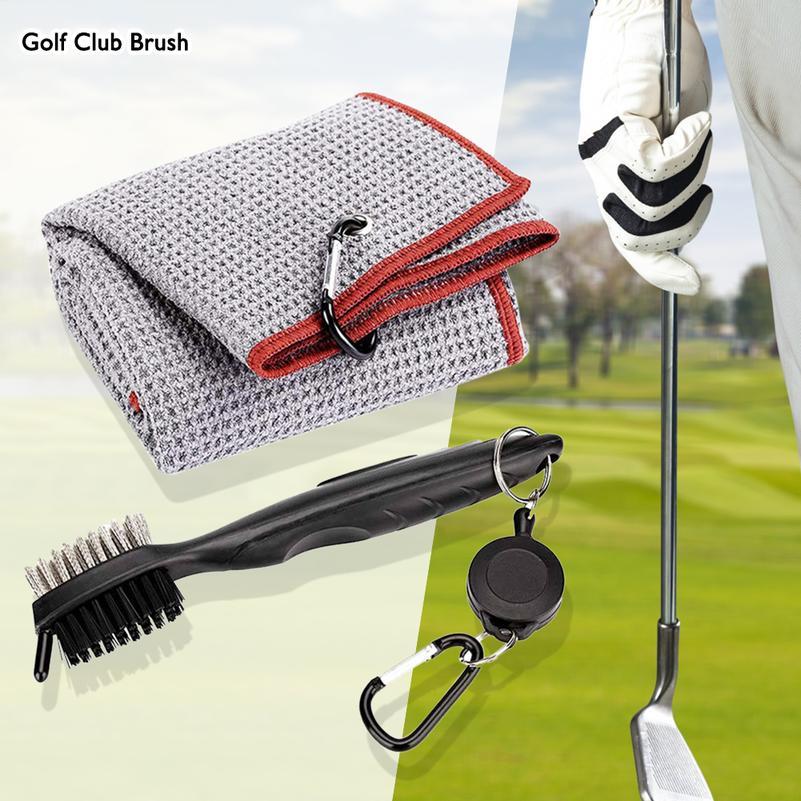 Golf Club Brush Towel Cleaner Kit 2-sided Golf Putter Wedge-shaped Ball Groove Cleaning Tool With Carabiner Acc qylEeS
Golf Club Brush Towel Cleaner Kit 2-sided Golf Putter Wedge-shaped Ball Groove Cleaning Tool With Carabiner Acc qylEeS