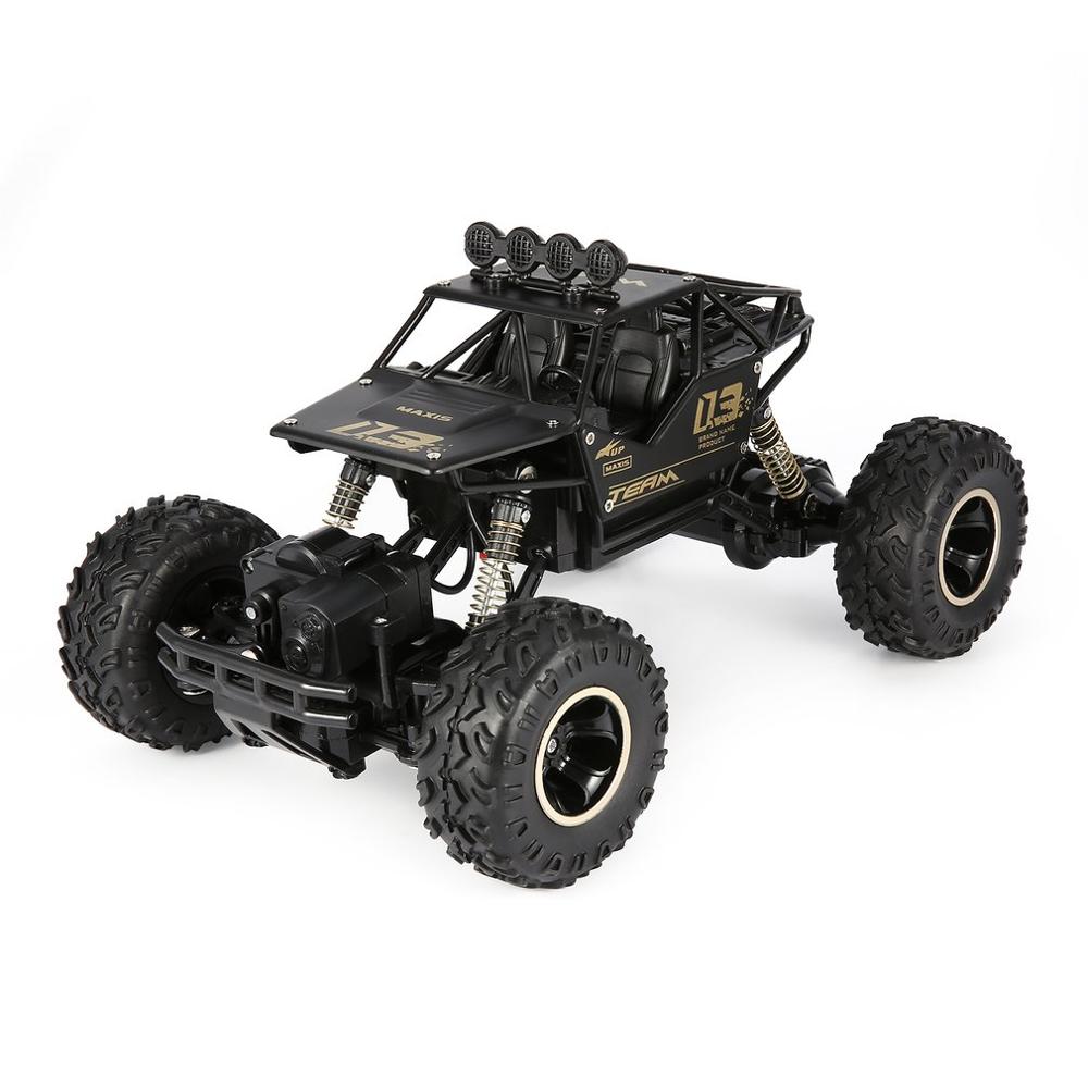 1/16 2.4GHz Alloy Body Shell Rock Crawler4WD Double Motors Off-road RC Car Remote Control Buggy Bigfoot Climbing Vehicle Toys
1/16 2.4GHz Alloy Body Shell Rock Crawler4WD Double Motors Off-road RC Car Remote Control Buggy Bigfoot Climbing Vehicle Toys