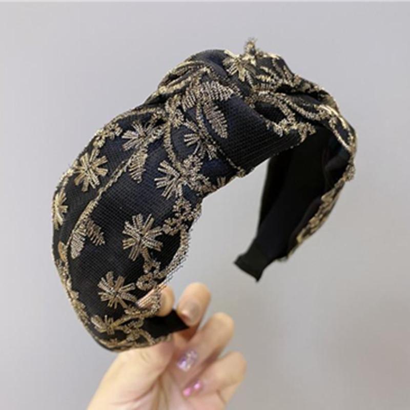 Gold Flower Headband Lace for Women Korean Hair Ornament Top Knot Hairband Adults Headwear Hairband Headband Wide Face Wash Hoop
Gold Flower Headband Lace for Women Korean Hair Ornament Top Knot Hairband Adults Headwear Hairband Headband Wide Face Wash Hoop