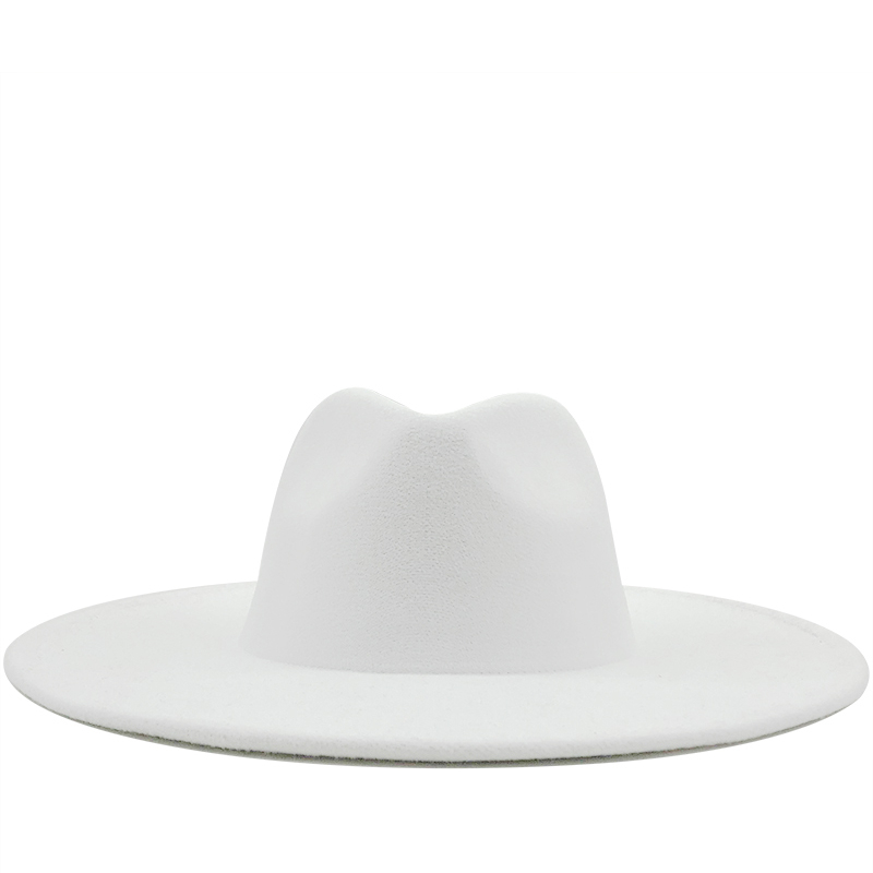 New British Style winter wool solid Classic fedoras cap men women panama jazz hat 9.5CM Wide Brim Big white Fedoras 201028, Blue;gray
New British Style winter wool solid Classic fedoras cap men women panama jazz hat 9.5CM Wide Brim Big white Fedoras 201028, Blue;gray