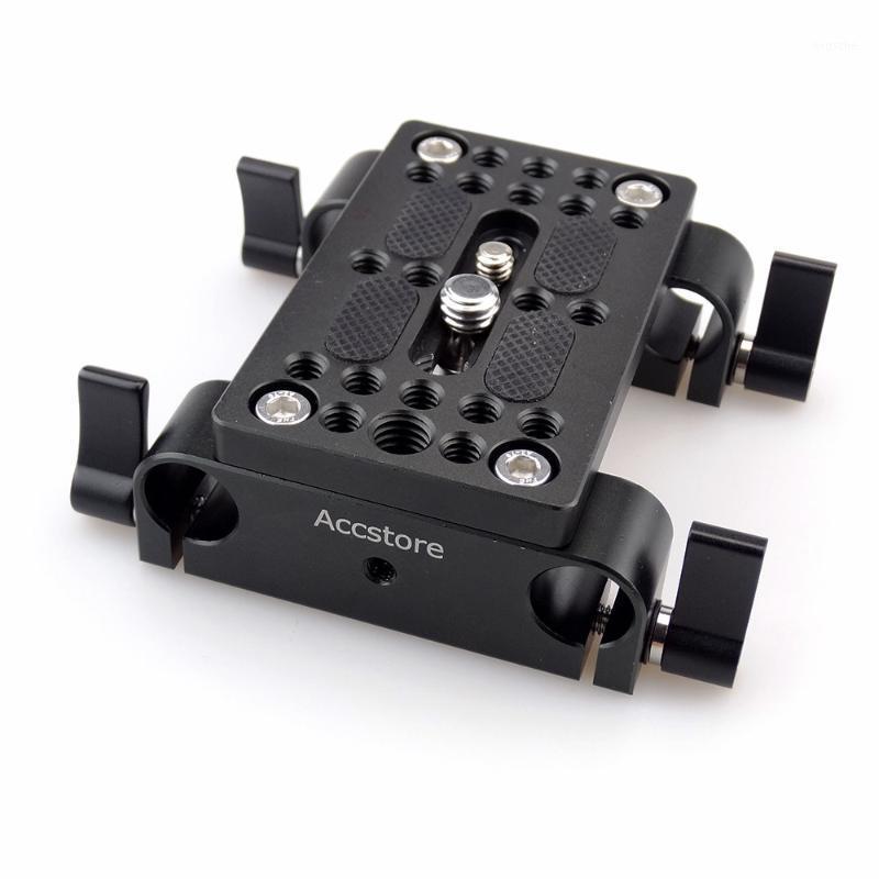 MAGICRIG Camera Quick Release Mounting Plate Tripod Mounting Plate with 15mm Rod Clamp Railblock for Rod Support DSLR Camera Rig1
MAGICRIG Camera Quick Release Mounting Plate Tripod Mounting Plate with 15mm Rod Clamp Railblock for Rod Support DSLR Camera Rig1