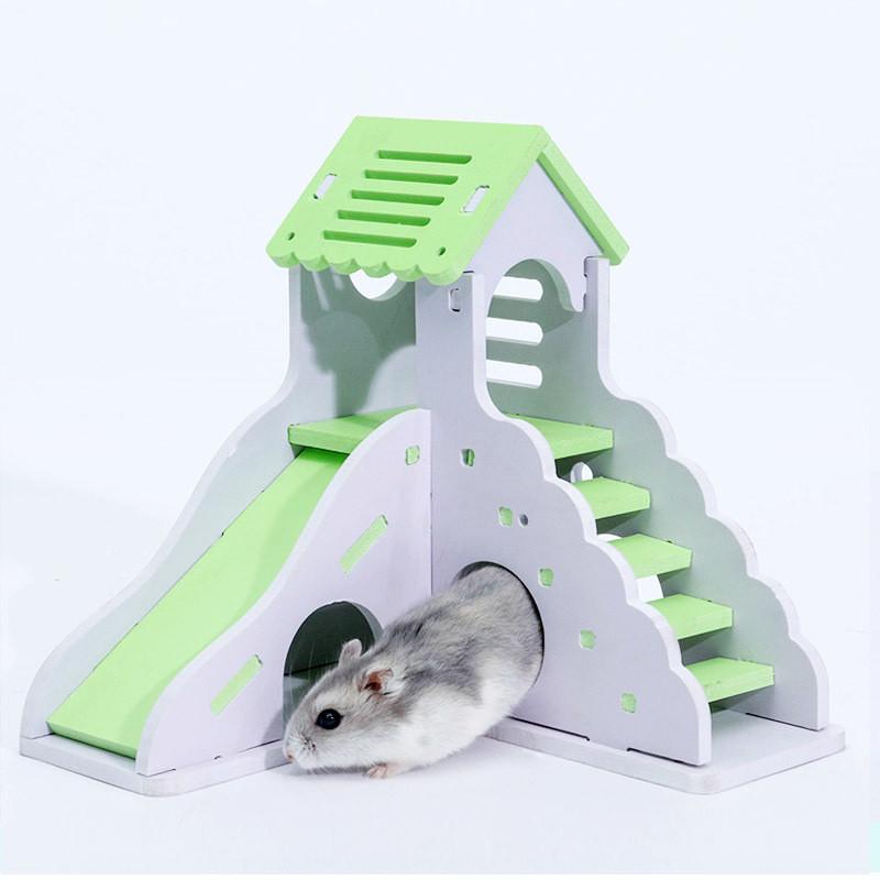 Luxury Wooden Hamster House Multi-function Villa Pet Chinchillas Squirrel Nest Castle Climbing Attic Small Animal Sleeping Lodge
Luxury Wooden Hamster House Multi-function Villa Pet Chinchillas Squirrel Nest Castle Climbing Attic Small Animal Sleeping Lodge