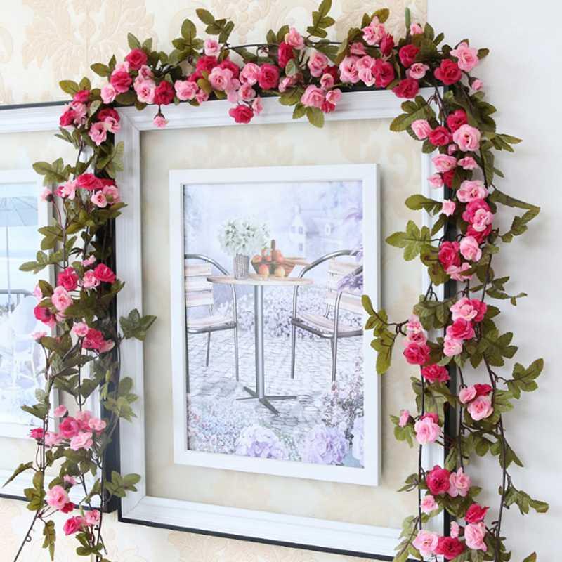 230cm/91inch Silk Rose Ivy Vine Artificial Flowers Arch Decor with Green Leaves Hanging Wall Garland Wedding Party Home Decor1, Orange
230cm/91inch Silk Rose Ivy Vine Artificial Flowers Arch Decor with Green Leaves Hanging Wall Garland Wedding Party Home Decor1, Orange