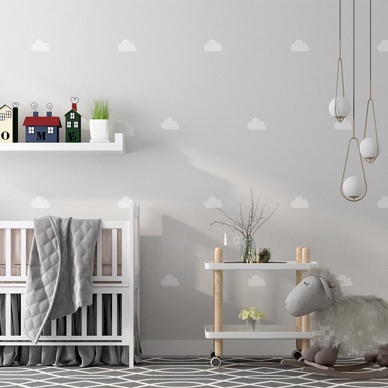 Nordic style wallpaper ins blue sky white cloud children's room boy girl room bedroom Princess background wall wallpaper, 0.53x9.5m
Nordic style wallpaper ins blue sky white cloud children's room boy girl room bedroom Princess background wall wallpaper, 0.53x9.5m