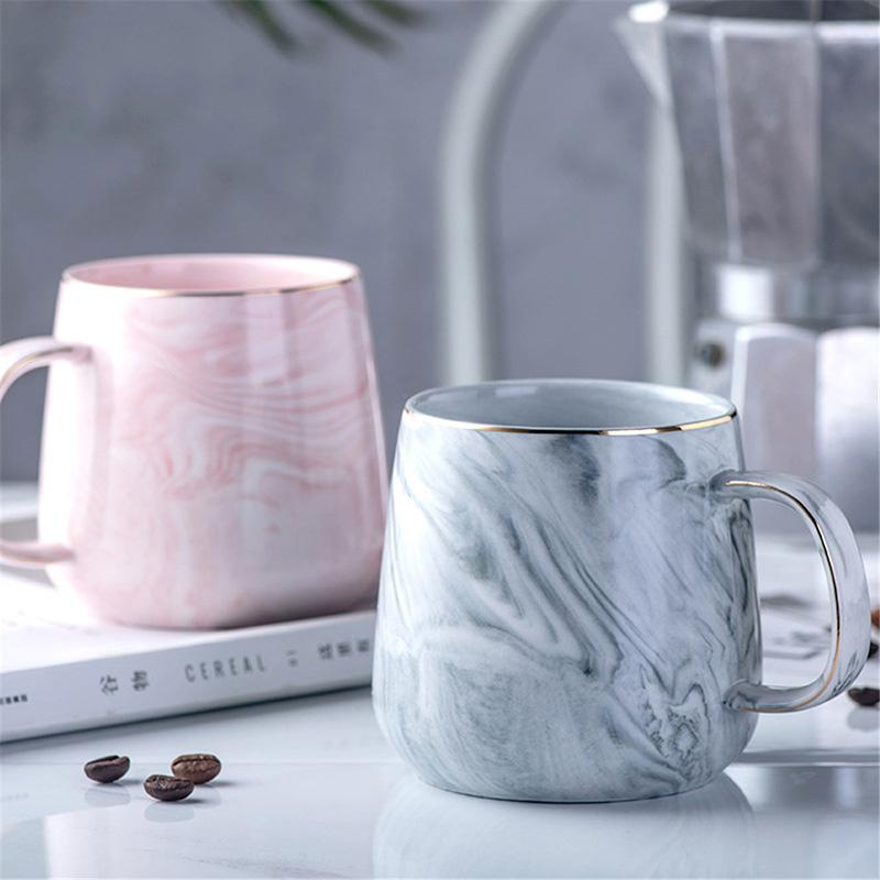 Luxury Europe Milk Coffee Mugs Marble Gold Inlay Mug Breakfast Mug Office Home Drinkware Cup 400ml for Lover's Gifts, Pink
Luxury Europe Milk Coffee Mugs Marble Gold Inlay Mug Breakfast Mug Office Home Drinkware Cup 400ml for Lover's Gifts, Pink