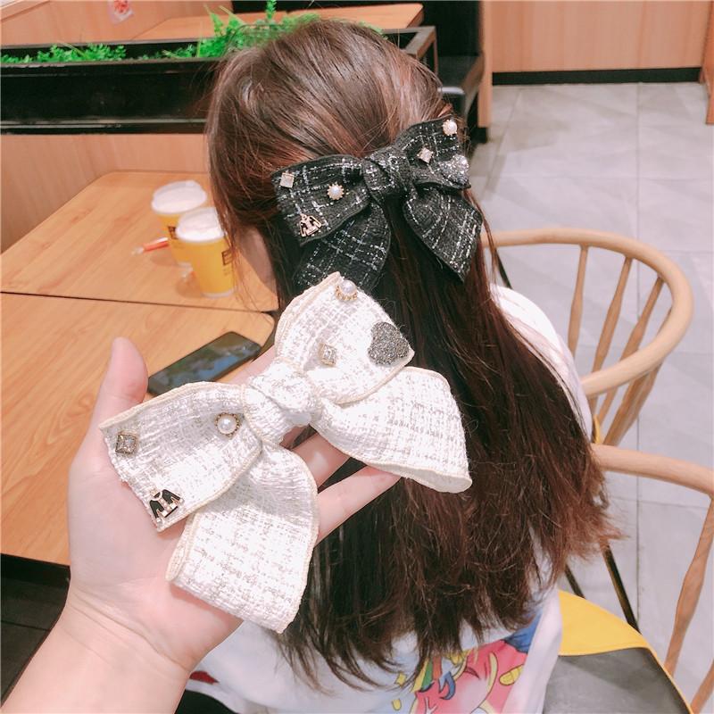 New Fabric Bow Hair Pins Crystal Bowkont Spring Clip Korean Fashion Jewelry Hairclip Headdress Hair Accessories for Women Girls
New Fabric Bow Hair Pins Crystal Bowkont Spring Clip Korean Fashion Jewelry Hairclip Headdress Hair Accessories for Women Girls