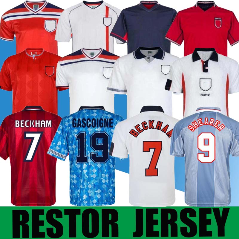 1980 89 1990 91 92 93 96 98 2002 retro classic soccer jersey SOUTHGATE Gascoigne SHEARER GERRARD OWEN KEEGAN vintage Beckham football shirt
1980 89 1990 91 92 93 96 98 2002 retro classic soccer jersey SOUTHGATE Gascoigne SHEARER GERRARD OWEN KEEGAN vintage Beckham football shirt
