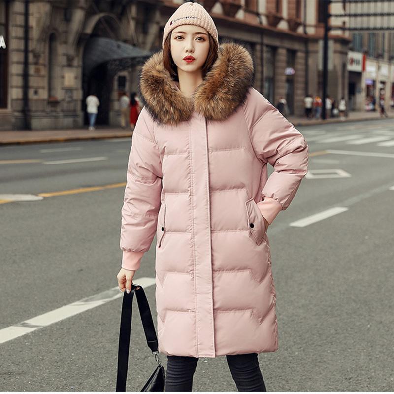New Winter Down Jacket Women 2020 Fashion Raccoon fur collar Loose Long Thick Winter Down Coat Outerwear, Beige
New Winter Down Jacket Women 2020 Fashion Raccoon fur collar Loose Long Thick Winter Down Coat Outerwear, Beige