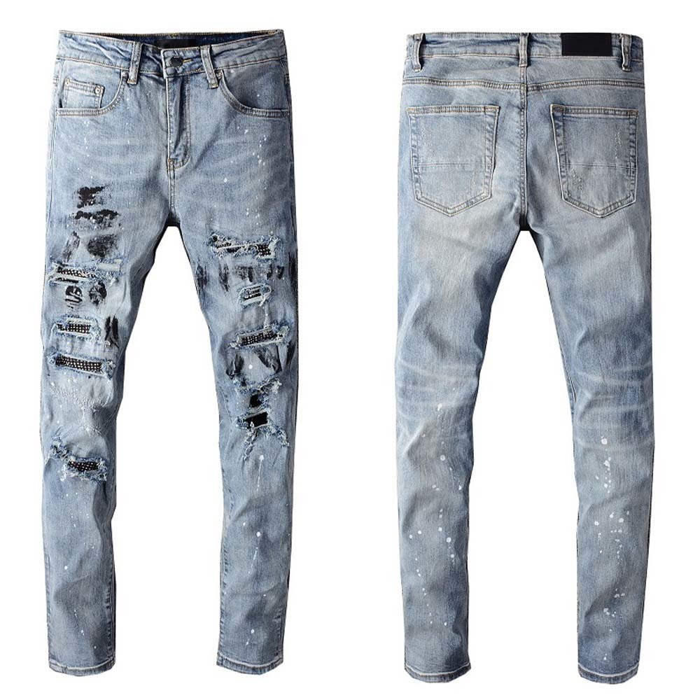 Mens Jeans Classic Hip Hop Pants Stylist Jeans Distressed Ripped Biker Jean Slim Fit Motorcycle Denim Jeans LY10, 626
Mens Jeans Classic Hip Hop Pants Stylist Jeans Distressed Ripped Biker Jean Slim Fit Motorcycle Denim Jeans LY10, 626