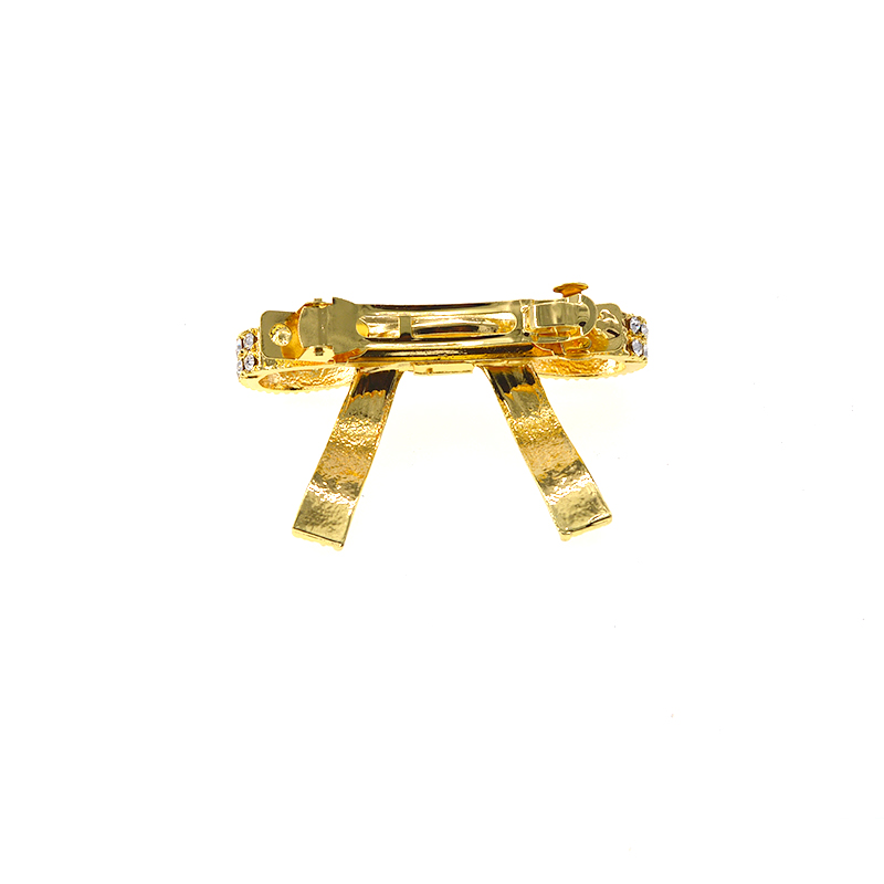 Vintage Headbands Hairpins Metal Bow Knot Hair Barrettes Girls Women Clip Female Rhinestones Jewelry