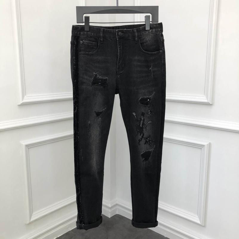 A1016 Fashion Men's Jeans 2020 Runway Luxury European Design party style Men's Clothing, As pic
A1016 Fashion Men's Jeans 2020 Runway Luxury European Design party style Men's Clothing, As pic