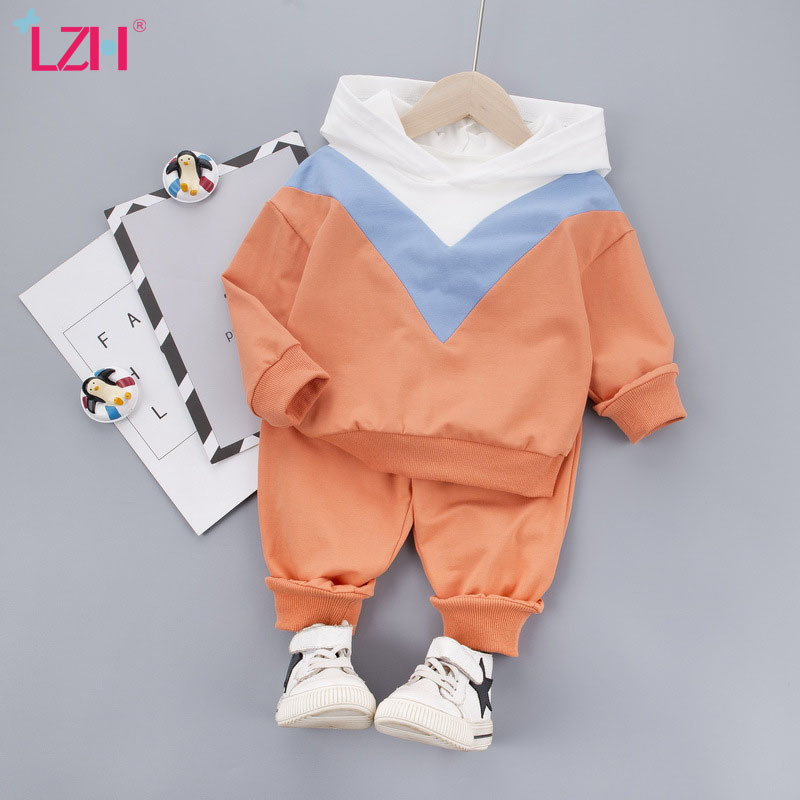 LZH Baby Boys Clothes 2020 New Fashion Autumn Winter Children Boys Clothing Casual Sport Suit Kids Girls Clothes Outfit 1-5 YearX1019
