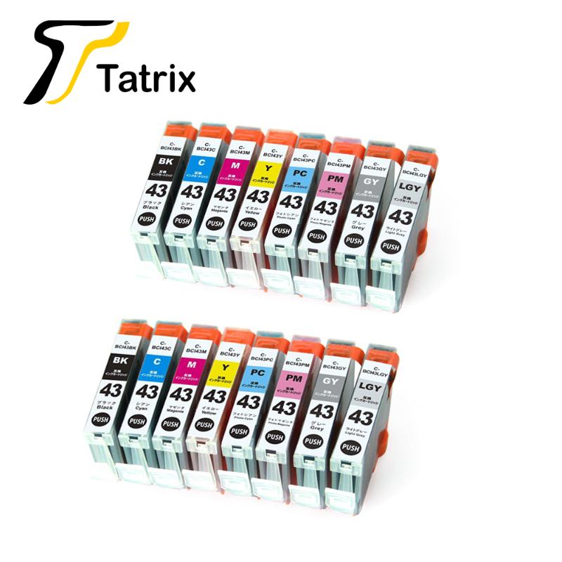 Tatrix 16 PCS For Canon 43 BCI43 BCII-43 With Chip New Compatible Ink Cartridge For Canon Pixma Pro-100 Pro-100S Printer
Tatrix 16 PCS For Canon 43 BCI43 BCII-43 With Chip New Compatible Ink Cartridge For Canon Pixma Pro-100 Pro-100S Printer