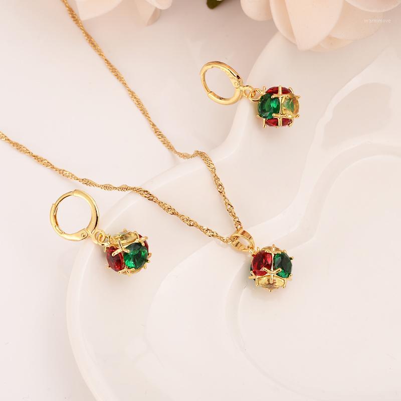 gold cz crystal ball Pendant Necklace chain Earrings sets wedding Jewelry Gold Christian jewelry sets for women girl Best Gifts1, As pic
gold cz crystal ball Pendant Necklace chain Earrings sets wedding Jewelry Gold Christian jewelry sets for women girl Best Gifts1, As pic