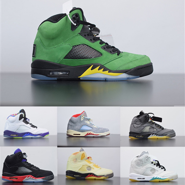 2021 Mens 5s Island Green Basketball Shoes Jumpman 5 Retros White Black Metallic Oregon Sports Sneakers Ducks Fire Red Michigan Wings Shoes, Color 10
2021 Mens 5s Island Green Basketball Shoes Jumpman 5 Retros White Black Metallic Oregon Sports Sneakers Ducks Fire Red Michigan Wings Shoes, Color 10