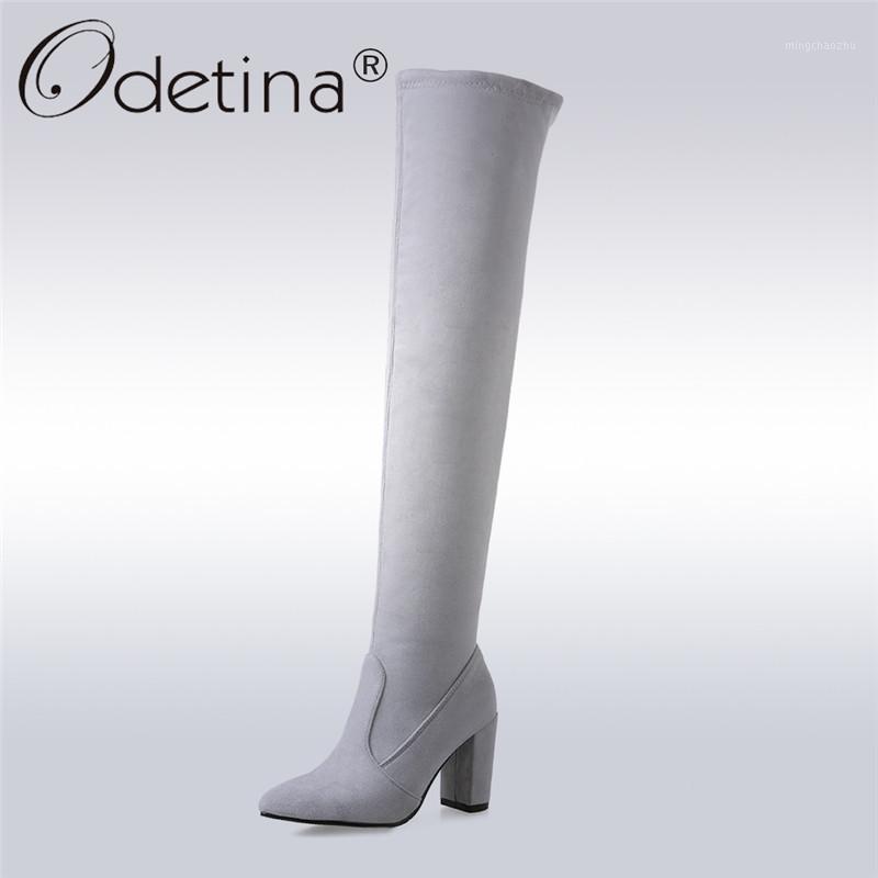 Odetina Fashion Women Sexy Faux Suede Thigh High Boots High Heels Ladies Over The Knee Boots Pointed Toe Square Heel Big Size 461, Black
Odetina Fashion Women Sexy Faux Suede Thigh High Boots High Heels Ladies Over The Knee Boots Pointed Toe Square Heel Big Size 461, Black