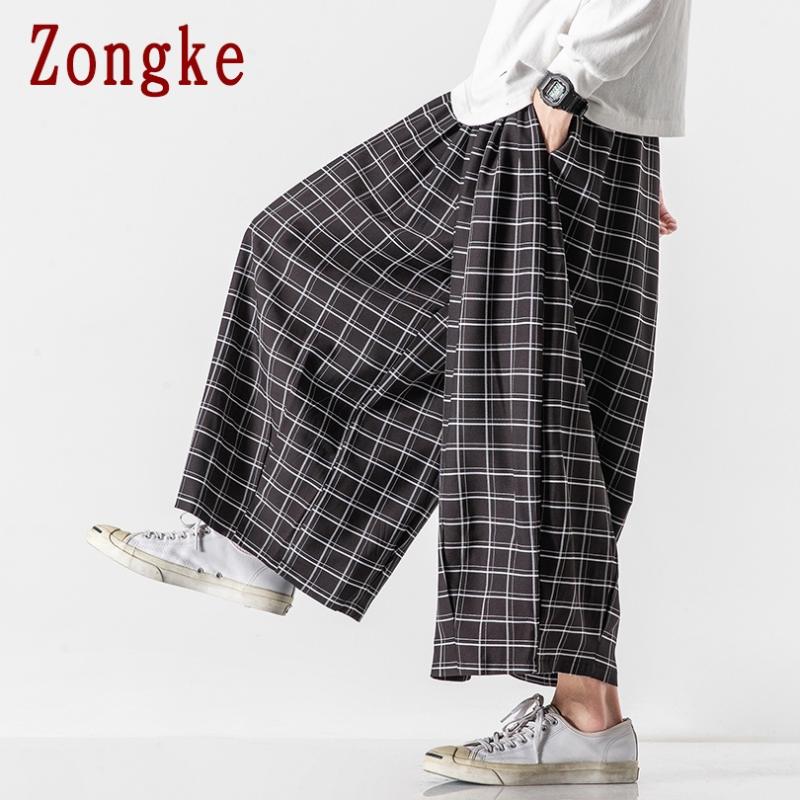 Zongke Mens Plaid Pants Hip Hop Harem Pants Men Clothing Mens Trousers Jogger Harajuku Sweatpants 2020 New -5XL, Black
Zongke Mens Plaid Pants Hip Hop Harem Pants Men Clothing Mens Trousers Jogger Harajuku Sweatpants 2020 New -5XL, Black
