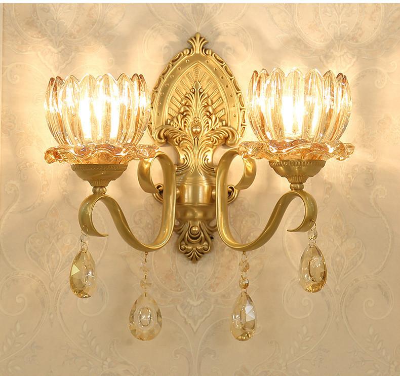 Wall Light Led Full copper Luxury Crystal Nordic Mirror Light Luminaire Bathroom Living room decoration Wandlamp
Wall Light Led Full copper Luxury Crystal Nordic Mirror Light Luminaire Bathroom Living room decoration Wandlamp