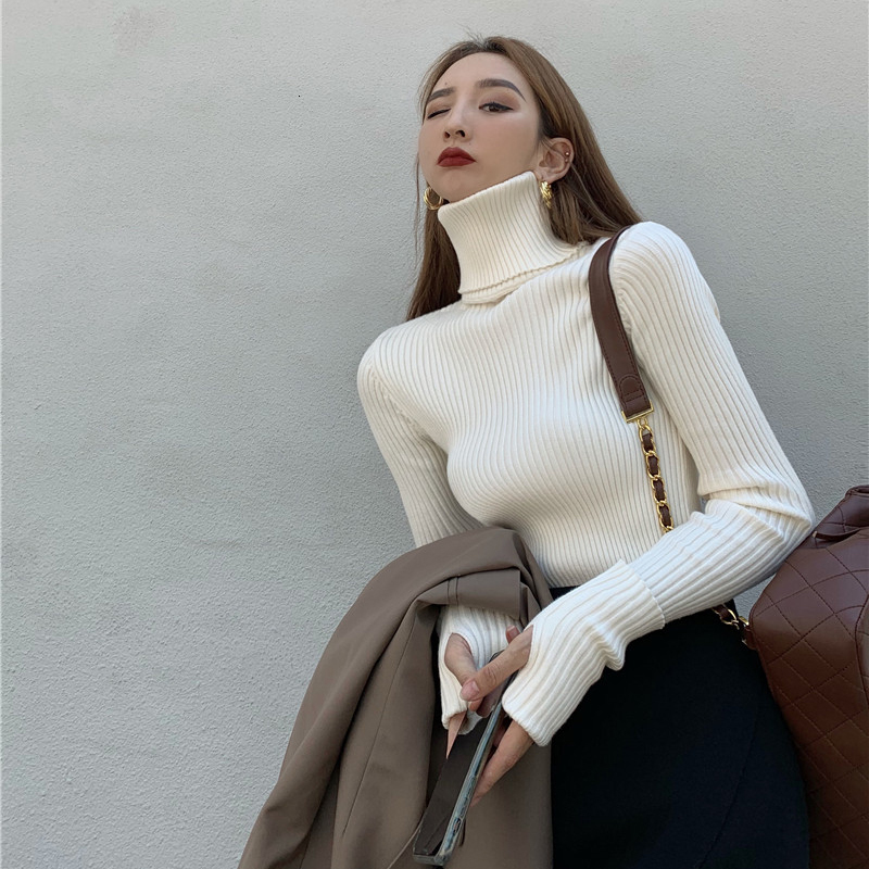 2021 Thick Women's Blouse Thin Turtleneck High Sweater Vest Fall and Winter New White Underwear Shirt A8J3, Black
2021 Thick Women's Blouse Thin Turtleneck High Sweater Vest Fall and Winter New White Underwear Shirt A8J3, Black