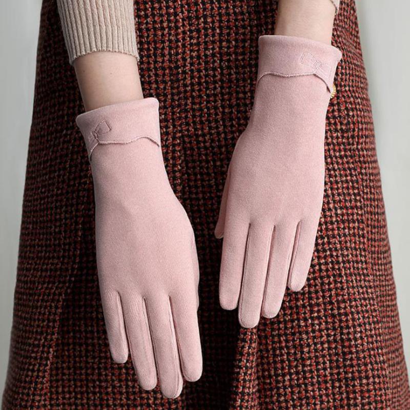 Laamei New Female Autumn Winter Non-Inverted Velvet Cashmere Full Finger Warm Lace Gloves Women Cotton Touch Screen Gloves
Laamei New Female Autumn Winter Non-Inverted Velvet Cashmere Full Finger Warm Lace Gloves Women Cotton Touch Screen Gloves