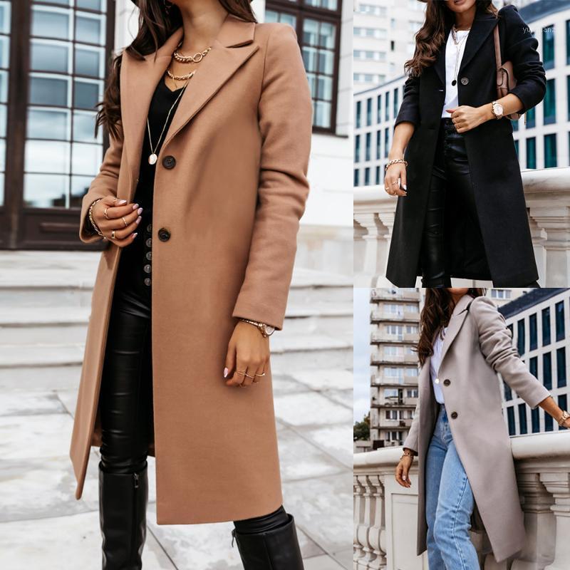 Autumn Winter Woolen Coat Warm Long Sleeve Turn-down Collar Outwear Women Long Jacket 2020 Winter Casual Elegant Overcoat1, Black
Autumn Winter Woolen Coat Warm Long Sleeve Turn-down Collar Outwear Women Long Jacket 2020 Winter Casual Elegant Overcoat1, Black