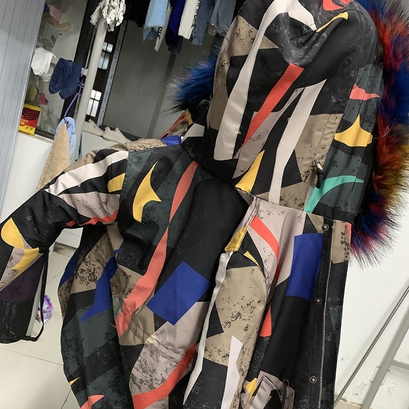 Children's down jacket children's wear heavy coat large children's large fur collar heavy winter wear high quality LJ201203