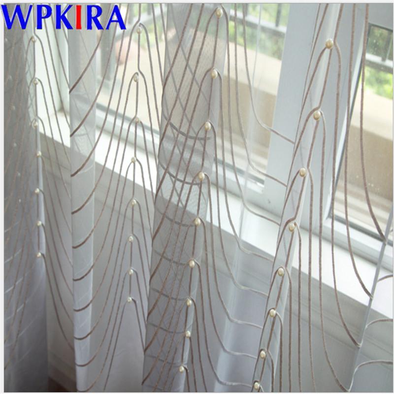 American Luxurious Tulle Curtains Pearls For Living Room Window Screen Geometric Bedroom Kitchen Drape Window Blinds W-ZH468, White tulle
American Luxurious Tulle Curtains Pearls For Living Room Window Screen Geometric Bedroom Kitchen Drape Window Blinds W-ZH468, White tulle