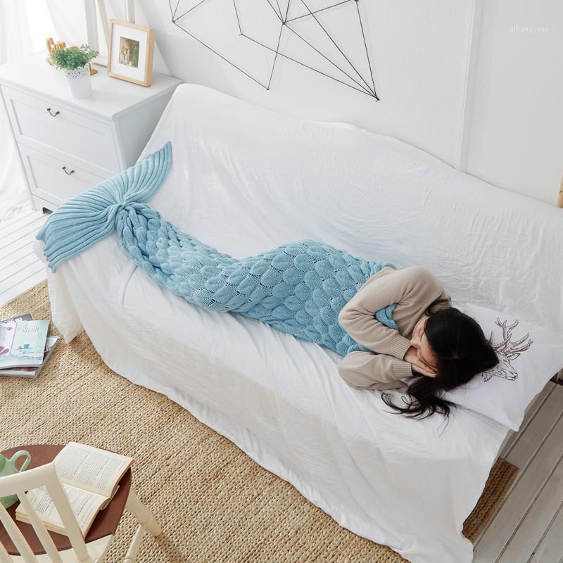 Colorful Tail Blanket Crochet For Adult Super Soft All Seasons Sleeping Knitted Blankets1 Blankets
Colorful Tail Blanket Crochet For Adult Super Soft All Seasons Sleeping Knitted Blankets1 Blankets
