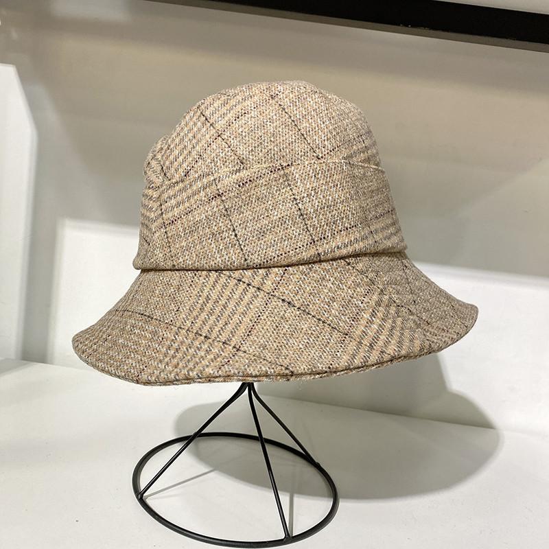 New Women Bucket Hat Panama Winter Autumn Warm Acrylic Plaid Streetwear Folding Travel Sun Cap Big Wide Visor Vintage Flat Hat, Color1
New Women Bucket Hat Panama Winter Autumn Warm Acrylic Plaid Streetwear Folding Travel Sun Cap Big Wide Visor Vintage Flat Hat, Color1