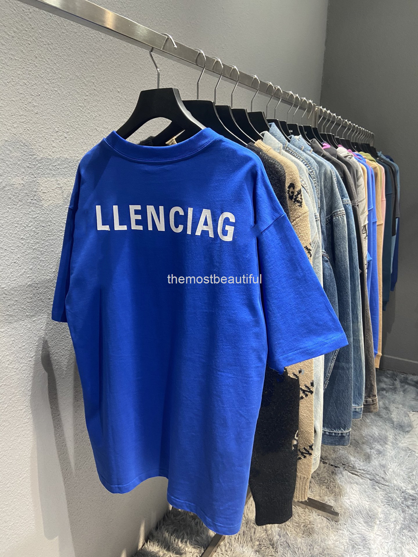 Women's T-Shirt Spring and summer high version b home back printed letter Pullover round neck loose casual men's women's same T-shirt short sleeve, 2# packing bag
Women's T-Shirt Spring and summer high version b home back printed letter Pullover round neck loose casual men's women's same T-shirt short sleeve, 2# packing bag