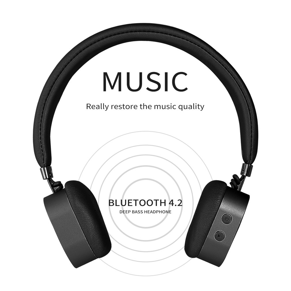 A1 Ergonomic Design 4.2 Wireless Embedded Omnidirectional Deep Bass Headphone Built-in Battery High Performance
A1 Ergonomic Design 4.2 Wireless Embedded Omnidirectional Deep Bass Headphone Built-in Battery High Performance