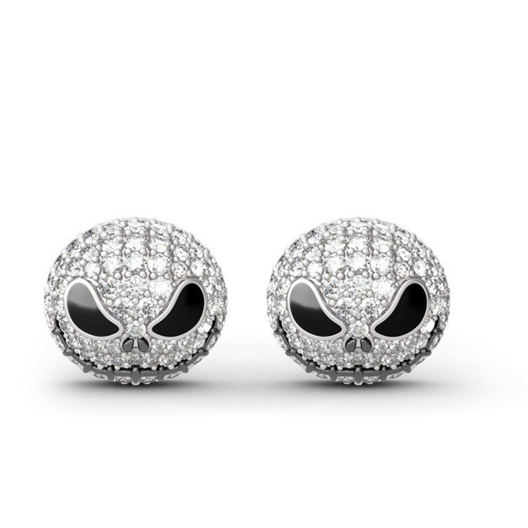 10pair Nightmare Before Christmas Jack skull Circle Crystal Earrings Cartoon Gothic Party Jewelry Skull Stud Earrings Women girl Y1220, Golden;silver
10pair Nightmare Before Christmas Jack skull Circle Crystal Earrings Cartoon Gothic Party Jewelry Skull Stud Earrings Women girl Y1220, Golden;silver
